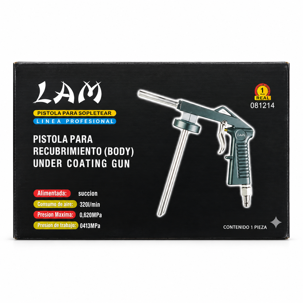 PISTOLA PARA RECUBRIMIENTO BODY LAM