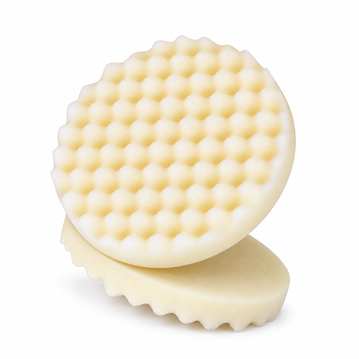 BORLA DE ESPONJA BLANCA 8" PACK 2PZ