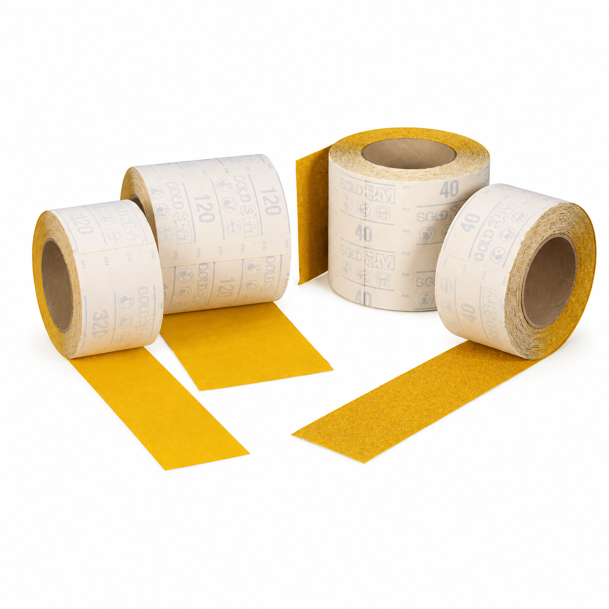 ROLLO DE LIJA EN TIRAS GOLD